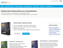 Tablet Screenshot of amiplus.sk